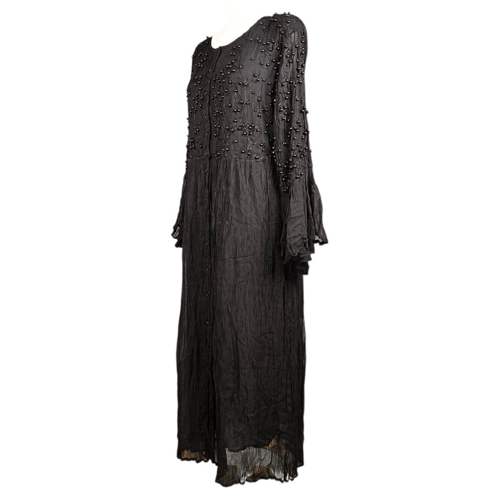 80's Jakelin Maxi Dress S FLAWS Witchy Whimsygoth Goth Fairy Grunge Thrashed - Picture 5 of 16